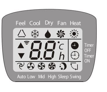 Air Conditioner Remote Control Symbols 1 1 