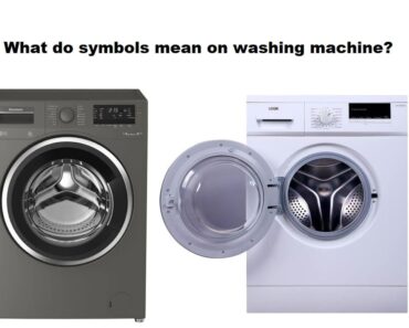 What do symbols mean on washing machine