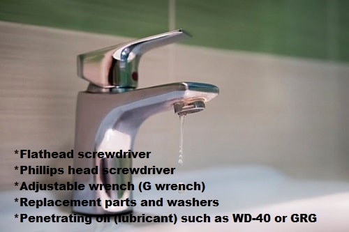 Materials you will need-How to Fix A Leaking Faucet