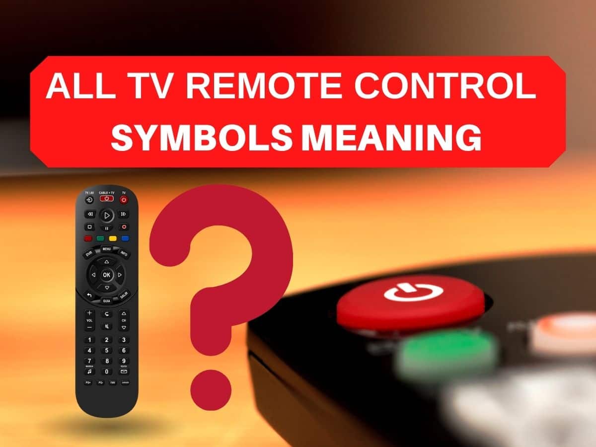 all tv remote control symbols meaning