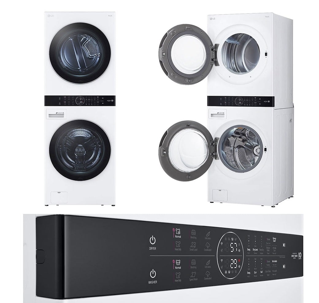 LG WashTower WKEX200HWA 4.5-Cubic-Foot Washing Machine