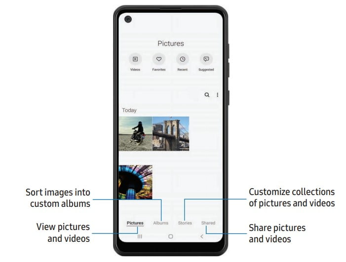 Samsung A21 Gallery