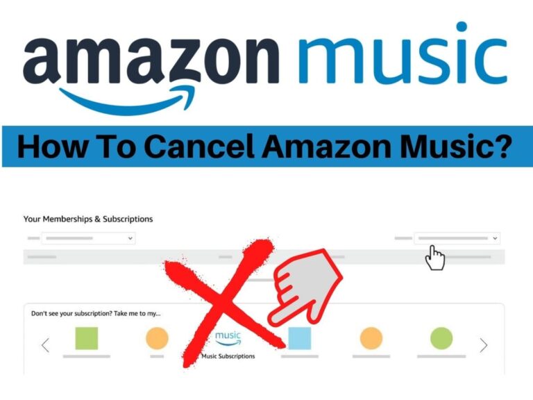 cancelling amazon music subscription